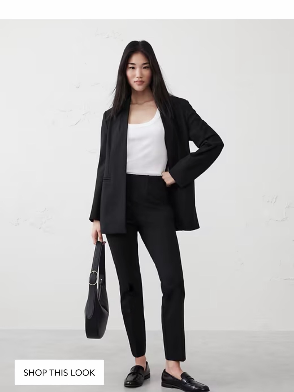 Banana Republic Ponte Pants Black Size M NWT